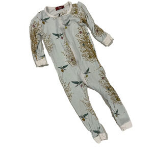 Milkbarn Baby 2-3 year full zip One Piece Pajamas